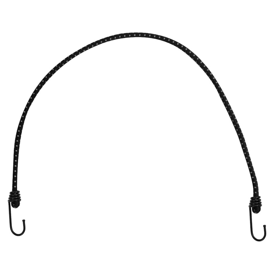 Cuerdas elásticas con tiras reflectantes y ganchos 25 uds 88