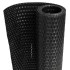 Toldo para balcón ratán sintético negro 600x80