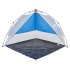 Tienda de playa impermeable apertura rápida azul