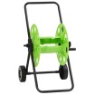 Carreto de rollo para manguera acero verde 60 m 1/2