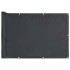 Pantalla de privacidad de balcón PVC gris antracita 700x90