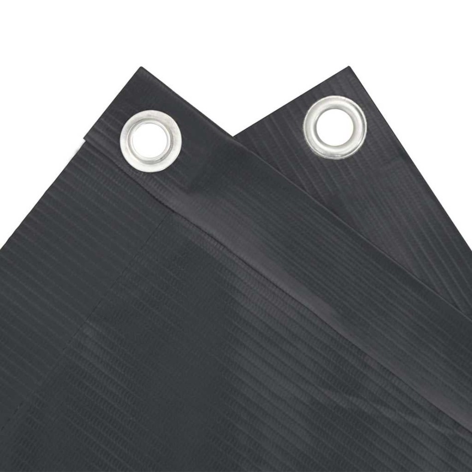 Pantalla de privacidad de balcón PVC gris antracita 700x90