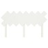 Cabecero de cama madera maciza de pino blanco 141x3x80,5