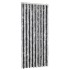 Cortina antimoscas chenilla gris y negro 56x200