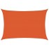 Toldo de vela HDPE naranja 160 g/m² 3x4