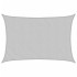 Toldo de vela poliéster oxford 100% gris claro 3,5x2,5