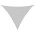 Toldo de vela poliéster oxford 100% gris claro 3,5x3,5x4,9