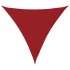 Toldo de vela triangular de tela oxford rojo 5x5x5