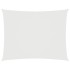 Toldo de vela rectangular tela Oxford blanco 2,5x3,5