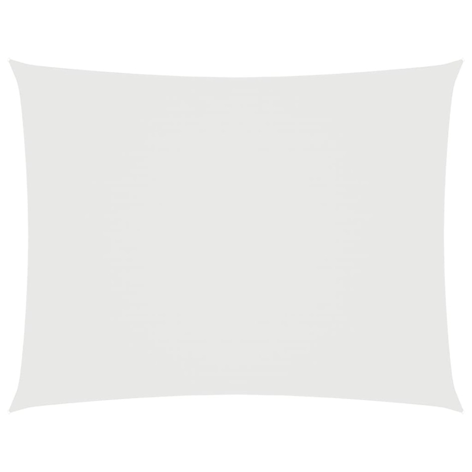 Toldo de vela rectangular tela Oxford blanco 2,5x3,5