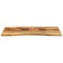 Tablero de escritorio con curva madera mango rugosa