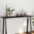 Tablero mesa madera tratada borde vivo marrón 140x40x(2-4)