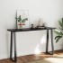 Tablero mesa madera tratada borde vivo marrón 140x40x(2-4)