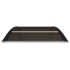 Marquesina de puerta policarbonato negro 100x75