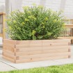 Jardinera de madera maciza de pino 70x40x23 cm