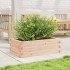 Jardinera de madera maciza de pino 70x40x23