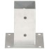Anclajes para postes 4 unidades metal galvanizado 81
