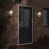 Lámpara de pared de exterior con sensor acero