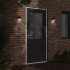 Lámparas de pared de exterior 2 uds aluminio fundido