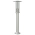 Lámpara de suelo de exterior acero inoxidable plateado 60