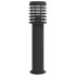 Lámpara de suelo de exterior acero inoxidable negro 60