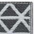 Alfombra exterior ARAKIL negro 160x230 cm