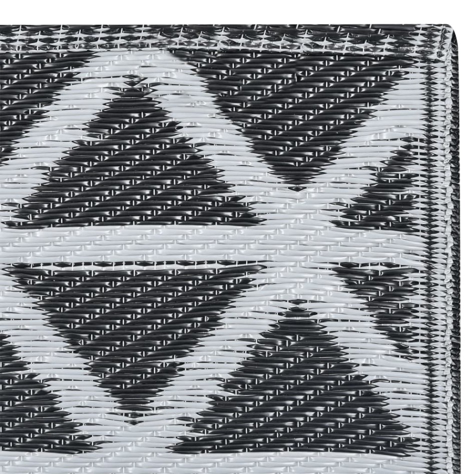 Alfombra exterior ARAKIL negro 160x230 cm