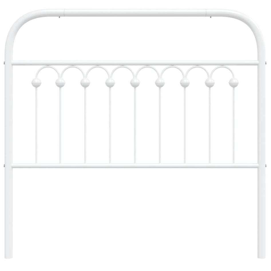 Cabecero de metal blanco 100