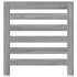 Cubierta de radiador madera ingeniería gris Sonoma 78x20x82