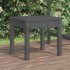 Banco de jardín madera maciza de pino gris 50x44x45