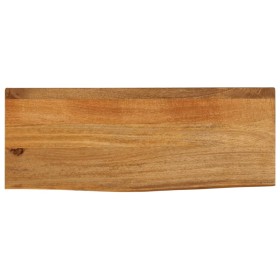 Tablero de mesa borde natural madera maciza mango 90x20x3,8