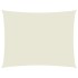 Toldo de vela rectangular tela Oxford color crema 3,5x4,5