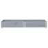 Jardinera de madera maciza de pino gris 150x50