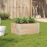Jardinera de madera maciza de pino 80x60