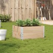 Jardinera de madera maciza de pino 80x60 cm
