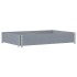 Jardinera de madera maciza de pino gris 120x80