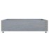 Jardinera de madera maciza de pino gris 120x80