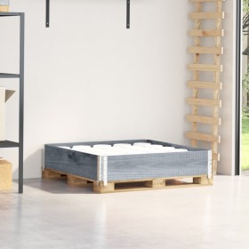 Collar de palet madera maciza de pino gris 100x100