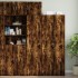 Armario de pared madera ingeniería roble ahumado 45x42,5x40