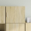 Armario de pared madera ingeniería roble Sonoma 45x42,5x40 cm