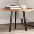 Tablero de mesa redondo madera maciza de acacia Ø60x2