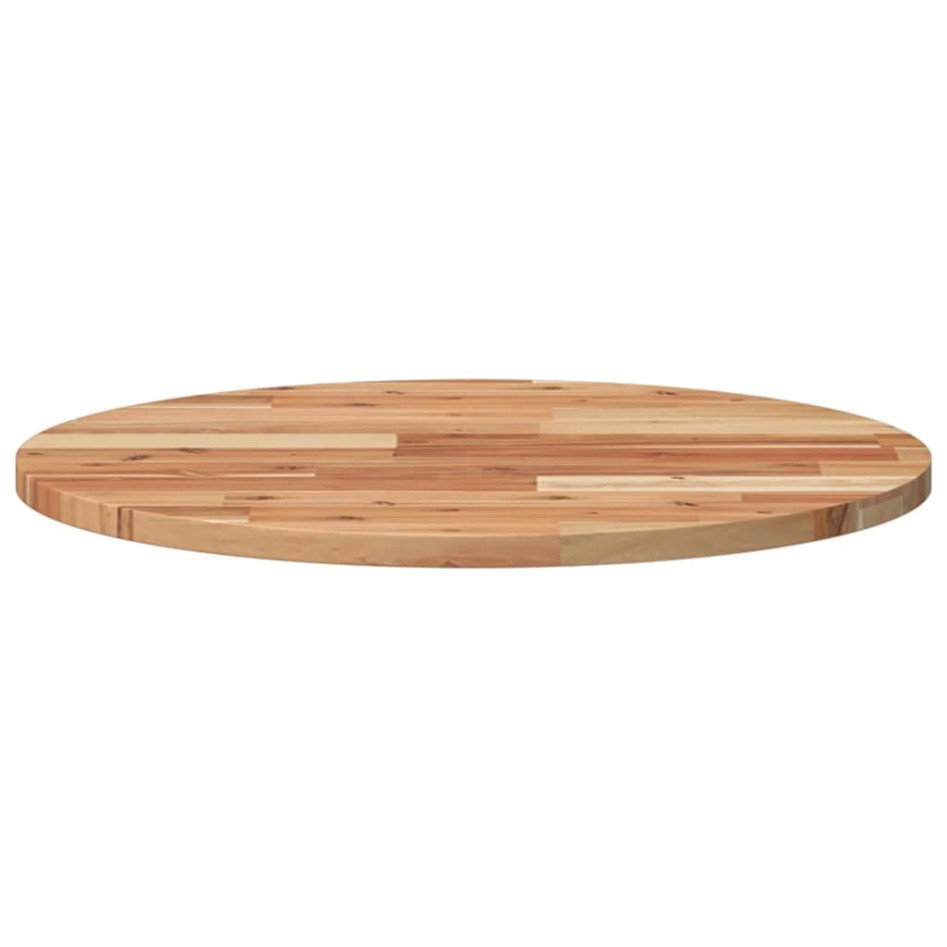 Tablero de mesa redondo madera maciza de acacia Ø60x2