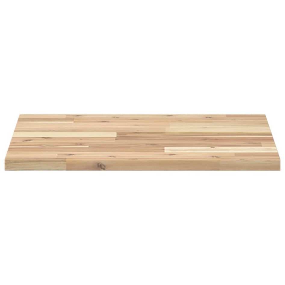 Tablero de mesa cuadrado madera maciza de acacia 50x50x2