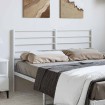 Cabecero de metal blanco 150 cm