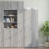 Armario de pared madera de ingeniería gris Sonoma 30x42,5x40