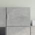 Armario de pared madera ingeniería gris hormigón 50x42,5x40