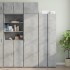 Armario de pared madera ingeniería gris hormigón 50x42,5x40