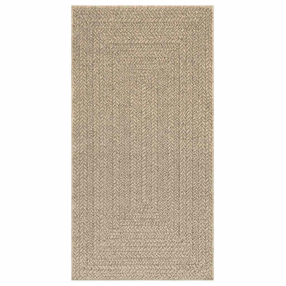 Alfombra ZIZUR apariencia yute interior exterior beige