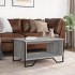 Mesa de centro madera contrachapada gris Sonoma 75x51x40
