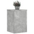 Soportes de plantas 2 uds madera gris hormigón 20x20x30